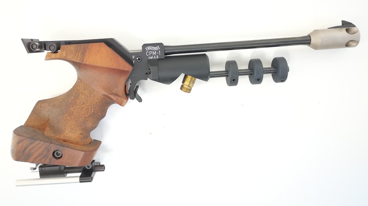 Walther CPM1 Matchluftpistole im Koffer inkl. Zubehör Kal. 4,5mm Diabolo – Bild 2