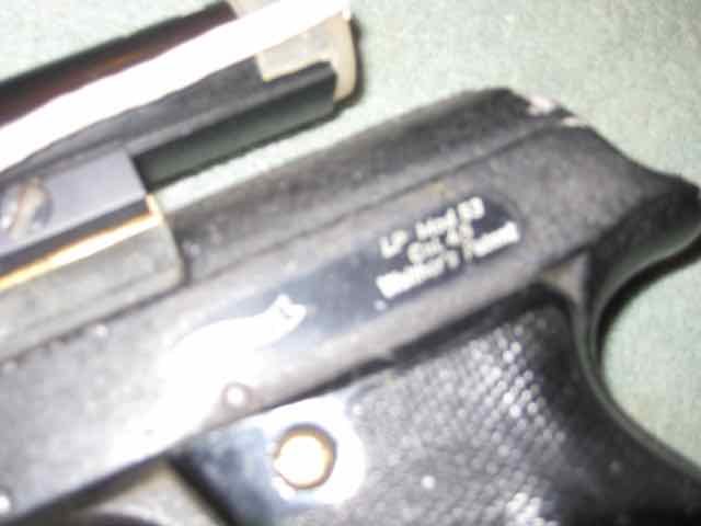 Luftpistole Walther, Mod. LP 53, defekt, Teileträger – Bild 2