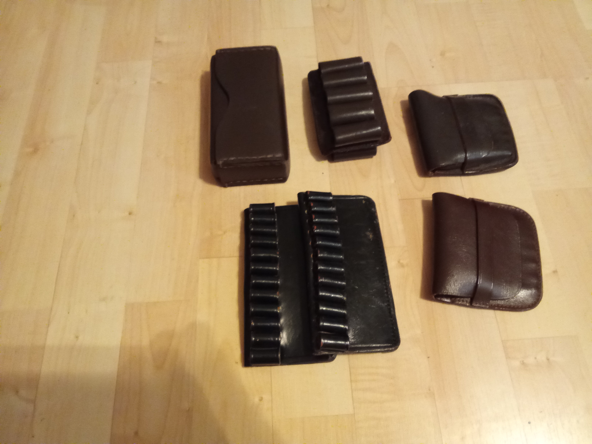 Western Patronentaschen - Konvolut original Leder! – Bild 1