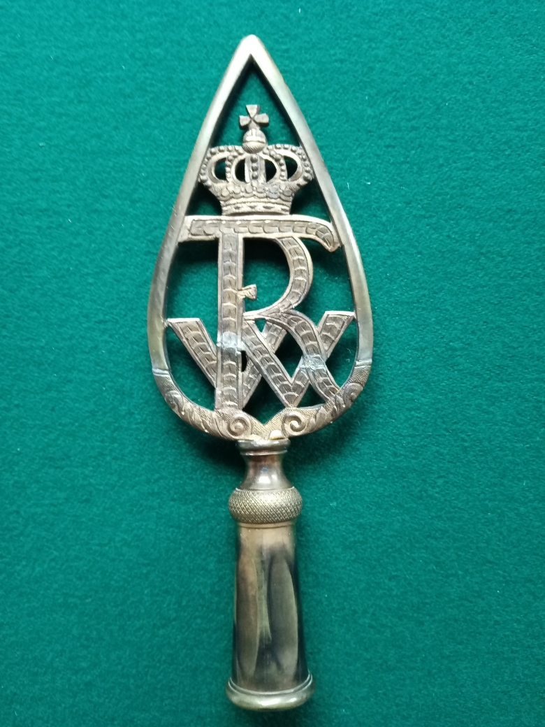 Originale Fahnenspitze für eine Regimentsfahne, König Friedrich Wilhelm III – Bild 1
