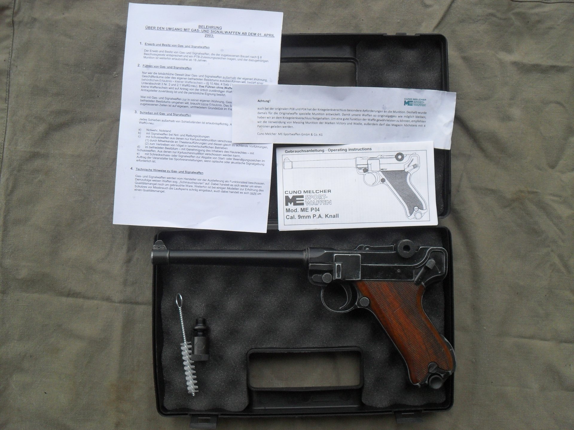Melcher ME P04 Marine Luger 08 – Bild 6