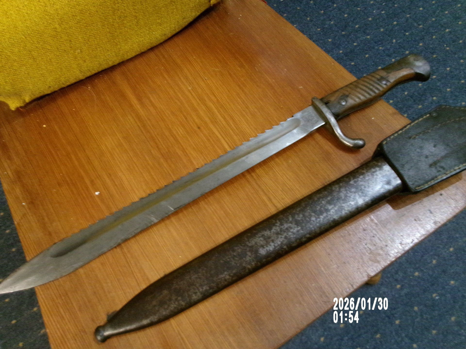 bayerisches Bajonett SG 98/05 Säge mit Koppelschuh – Bild 7