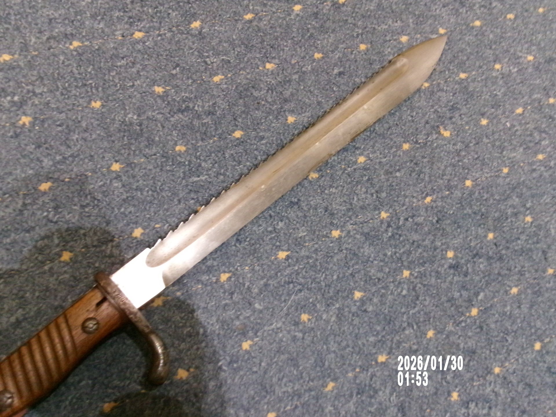 bayerisches Bajonett SG 98/05 Säge mit Koppelschuh – Bild 4