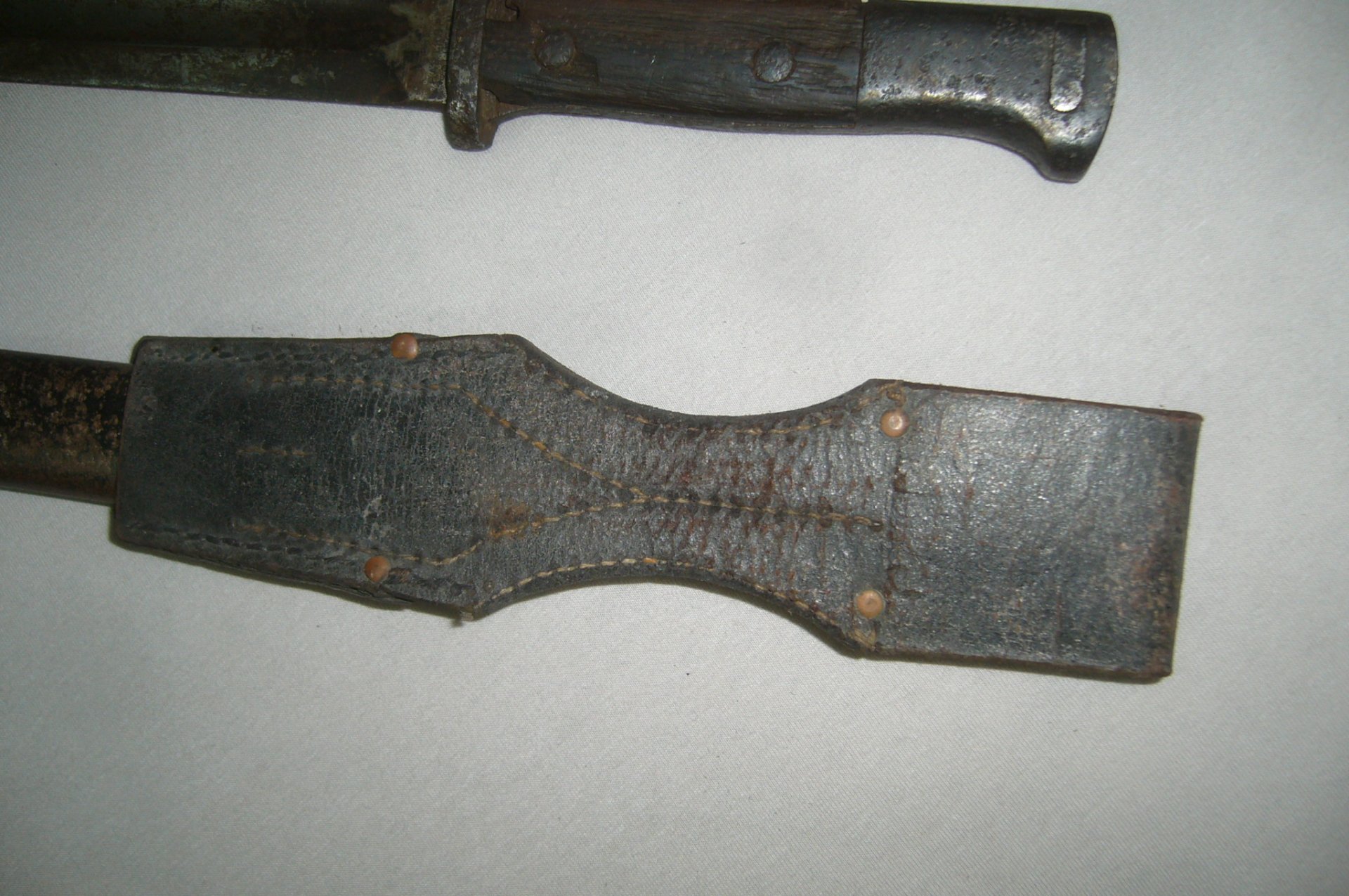 Altes Deutsches Bajonett mit Koppelschuh, Gebr. Hartkopf Solingen – Bild 6