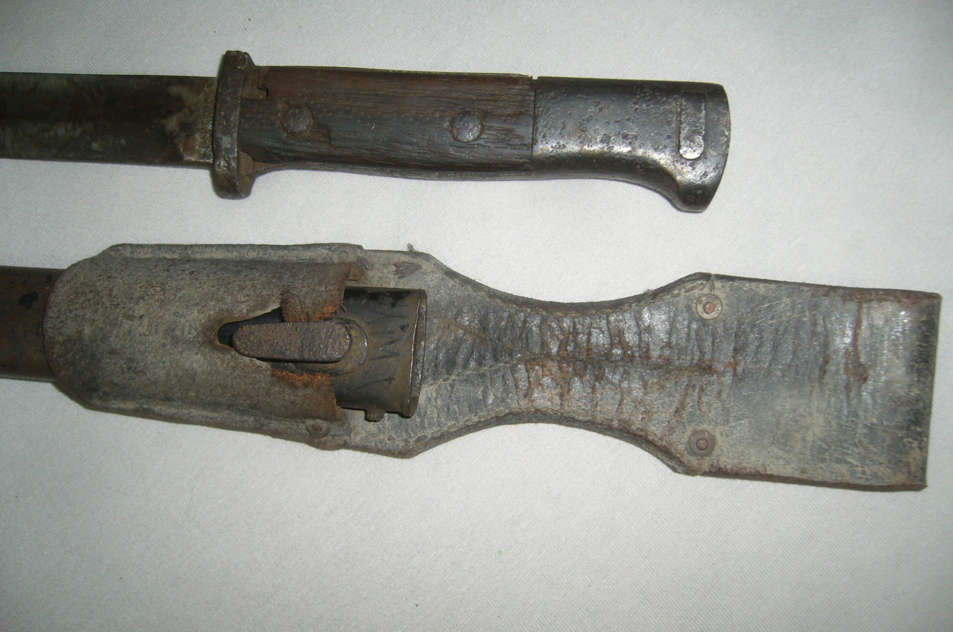 Altes Deutsches Bajonett mit Koppelschuh, Gebr. Hartkopf Solingen – Bild 5