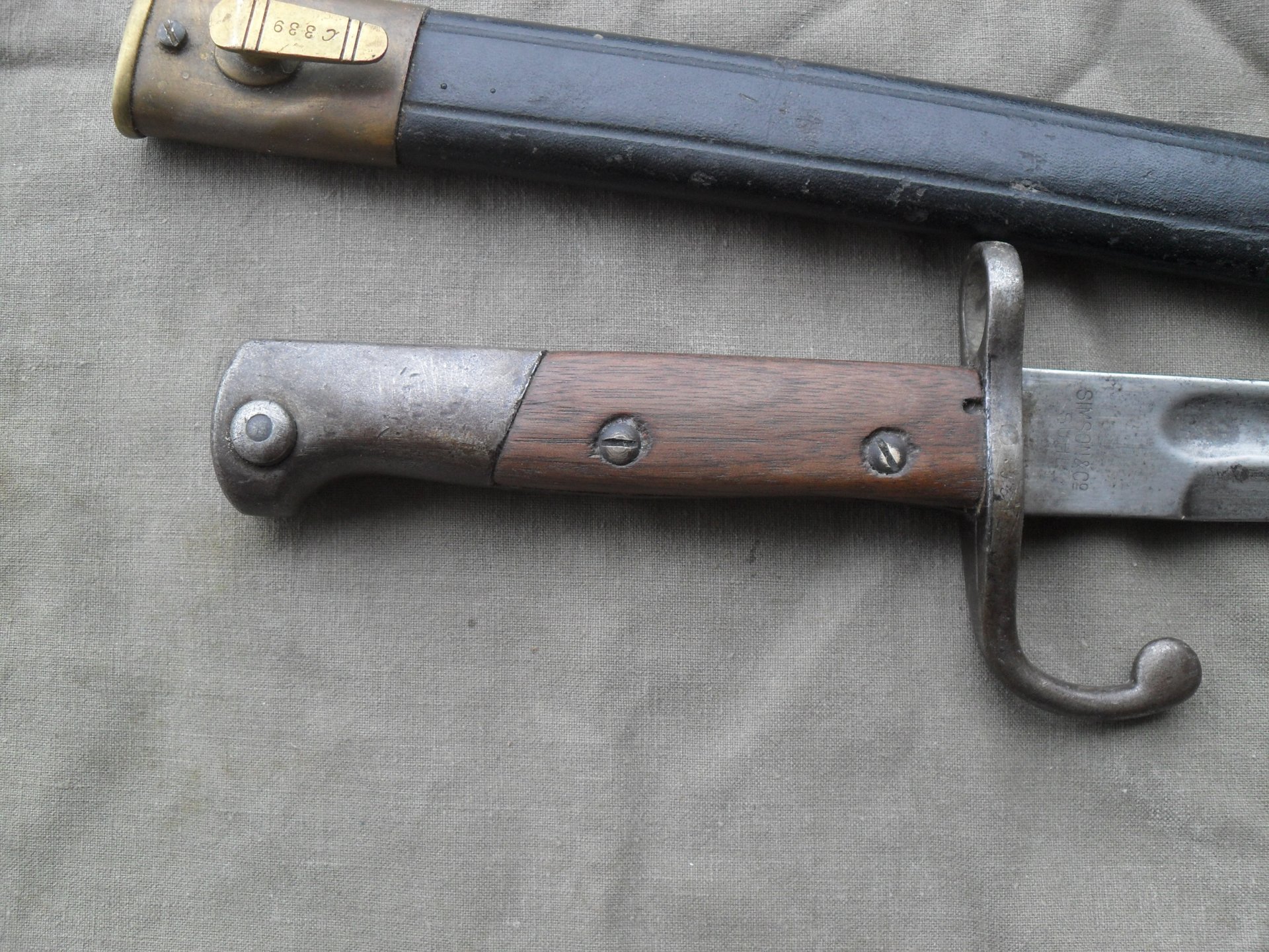 Seitengewehr m.1908 Brasilien Mauser Simson & Co. SUHL – Bild 6