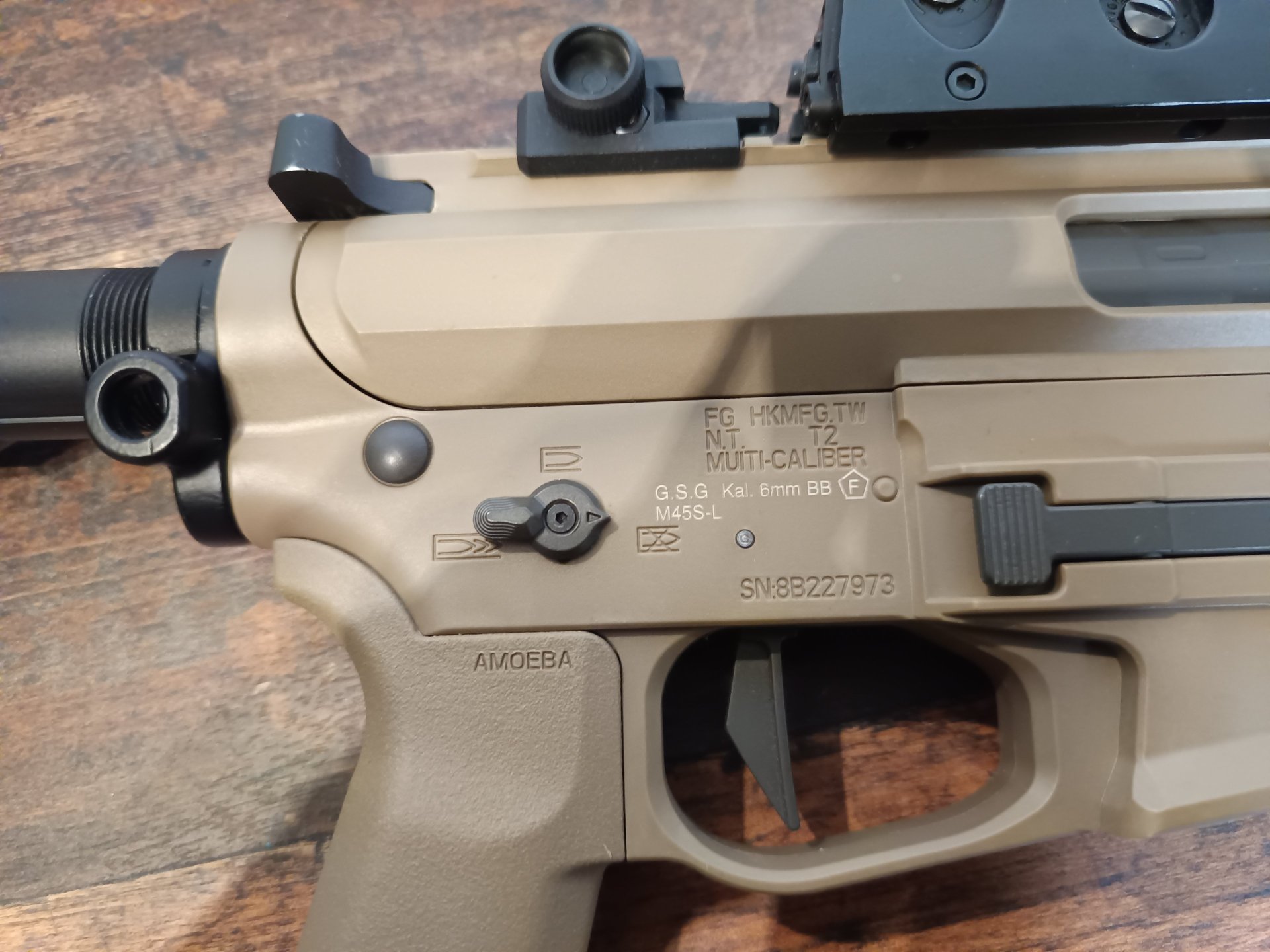 Ares Amoeba M45S-L (EFCS) S-Class Tan plus Magazine – Bild 5
