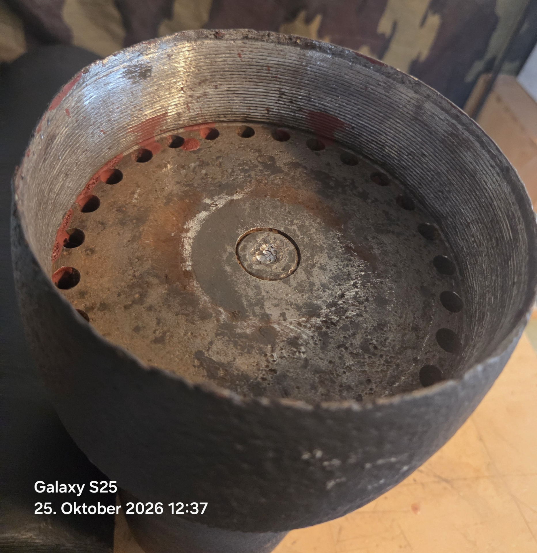 Deutsche 15 cm DO Werfer/ Nebel Werfer (Bombe Bodenfund Granate Zünder) – Bild 6