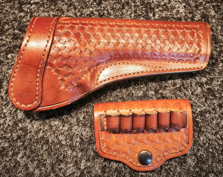S&W 627-1 .357 Mag – 5,5" neuwertig & gepflegt | RCBS-Matrizen & Hülsen / edle Custom-Leder Holster – Bild 10
