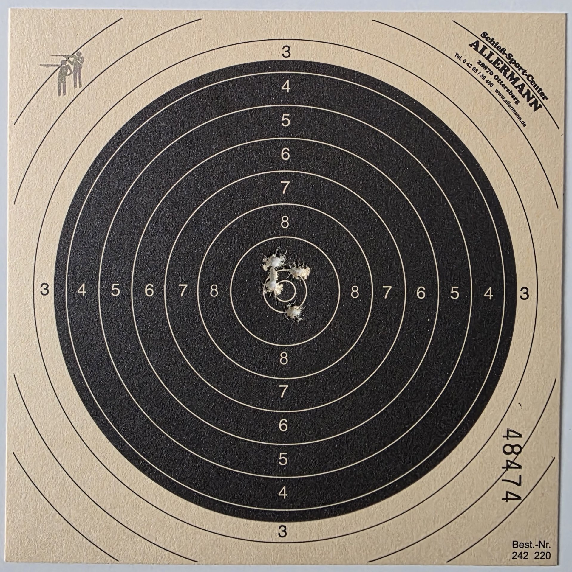 Anschütz Match 54 Gewehr .22lr inkl. Centra Korntunnel und Gehmann Korn verstellbar – Bild 3