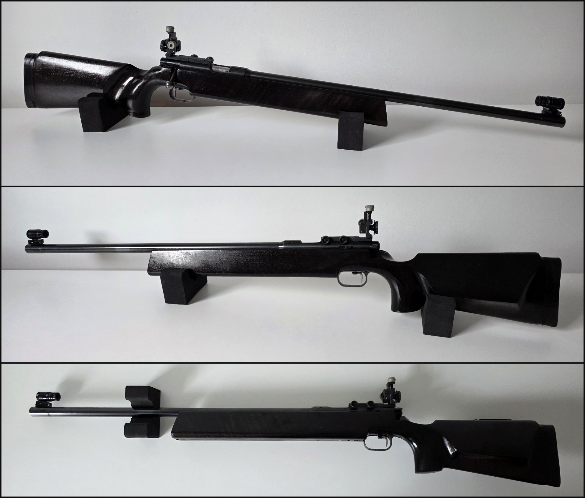 Anschütz Match 54 Gewehr .22lr inkl. Centra Korntunnel und Gehmann Korn verstellbar – Bild 1