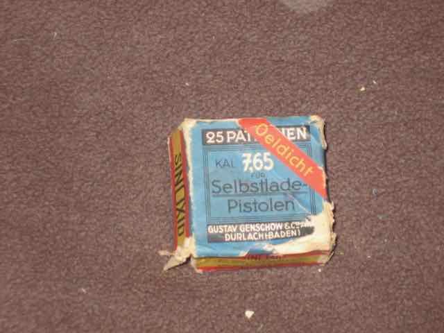 Patronen, 7,65Browning, Geco, Gustav Genschow & Co – Bild 2