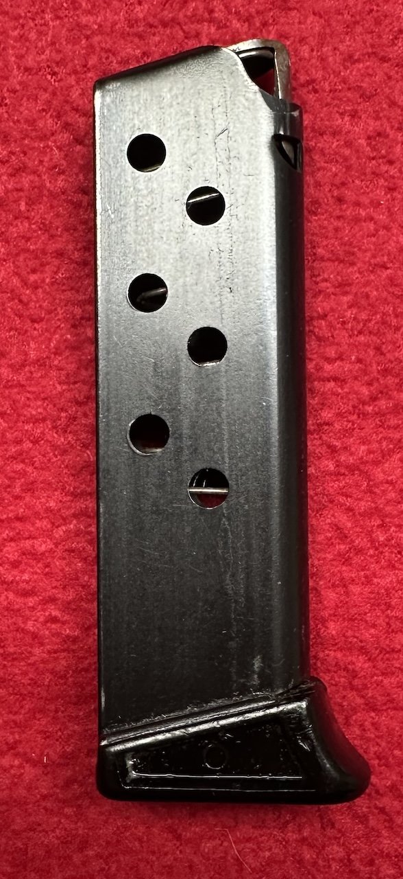 Walther PPK Magazin - 7,65mm Browning - 7 Schuss - brüniert - Kunststoffschuh – Bild 1