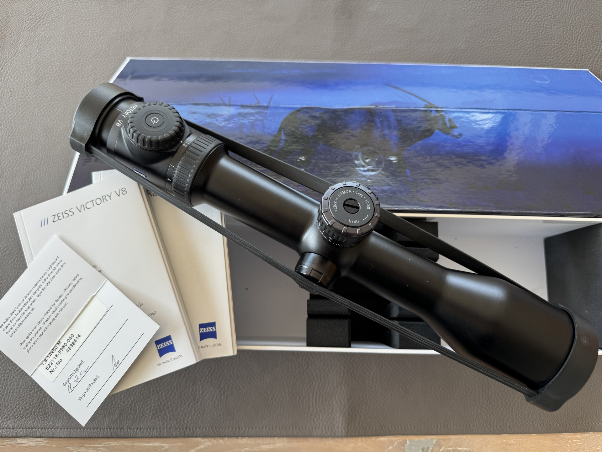 TOP!!!! Zielfernrohr ZEISS V8 1,8-14x50 M ASV Abs.60 mit Schiene - Bestzustand! – Bild 2
