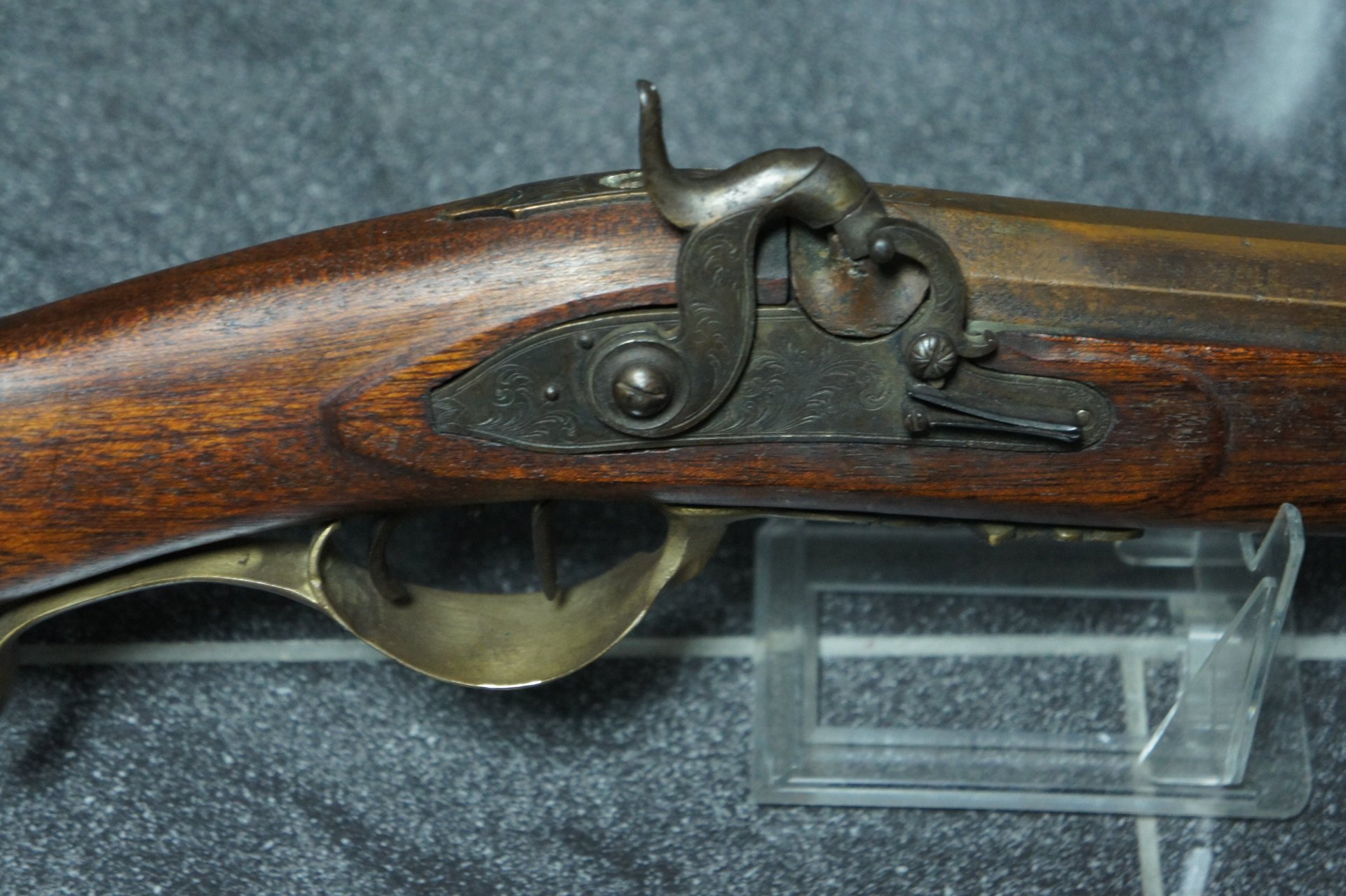 Original Jagdbüchse Vorderlader Perkussion Gewehr mit Stecher Kal. 14,5 mm – Bild 2