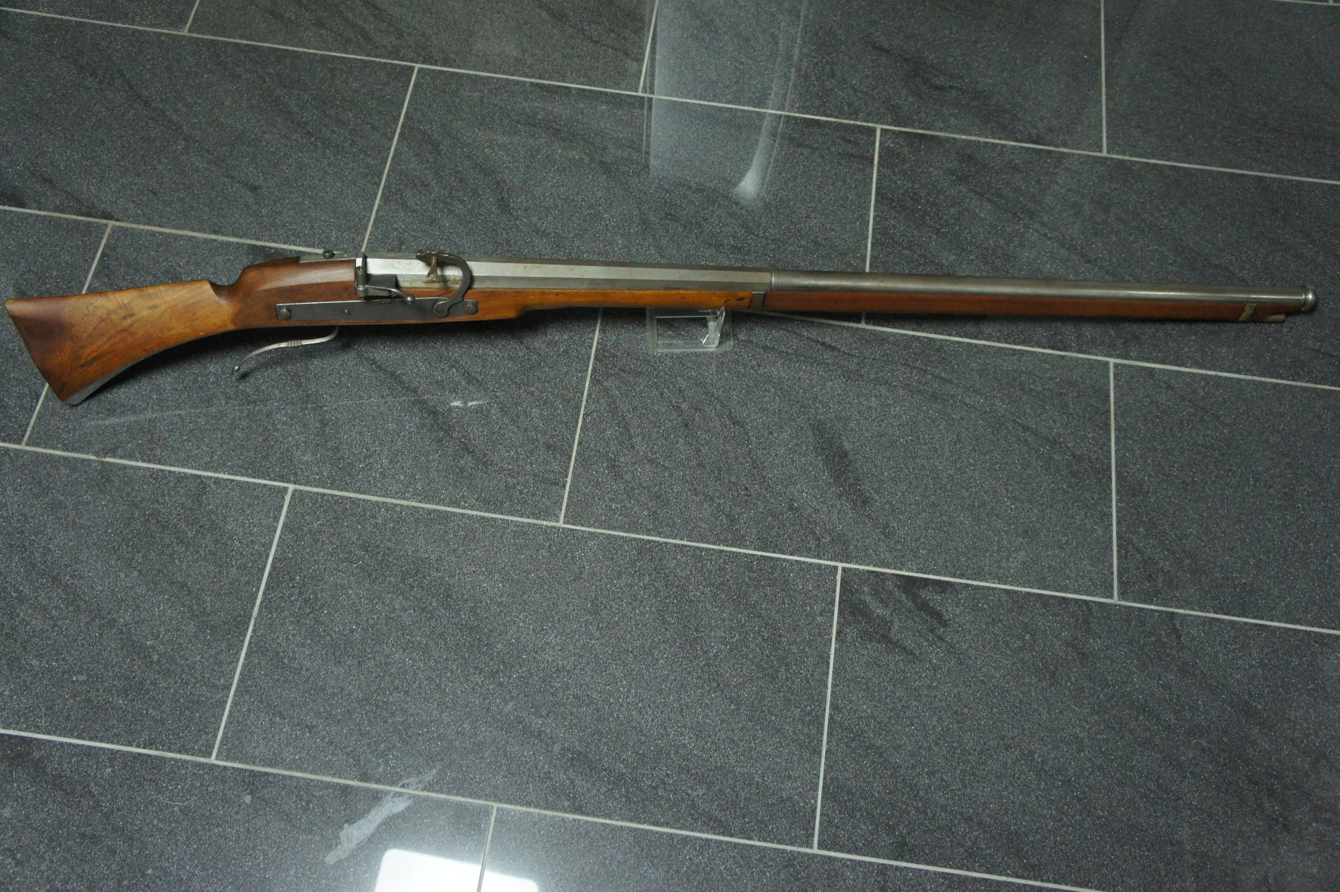 Vorderlader Luntenschloss Gewehr Kal. 16,00 mm Zeughaus Überlingen, Reenactment – Bild 1