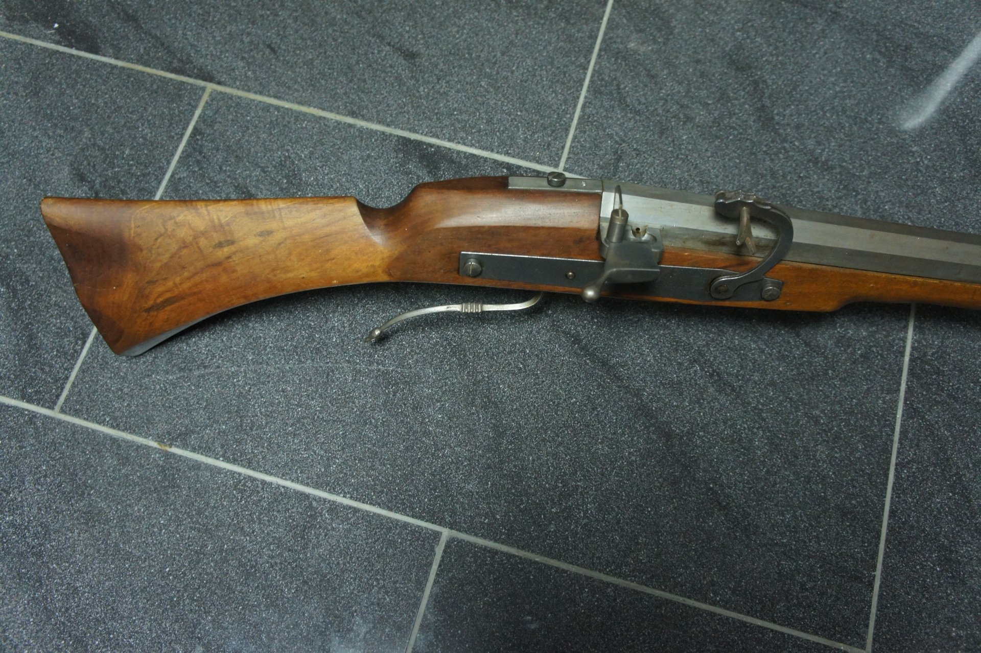 Vorderlader Luntenschloss Gewehr Kal. 16,00 mm Zeughaus Überlingen, Reenactment – Bild 2