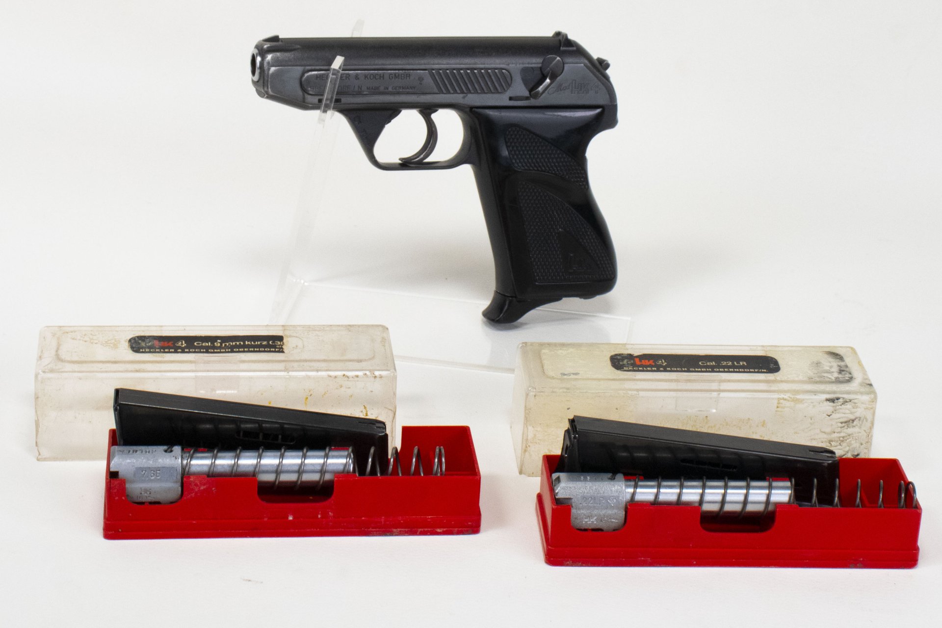 Heckler & Koch Mod. HK4 | Pistole | Kal. 9mm Kurz | inkl. Austauschläufe 7,65Browning & .22lr – Bild 1
