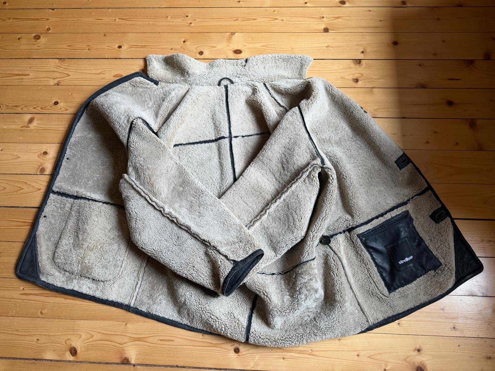 Lammfell (Echt) Leder Jacke XL (56) – Bild 4