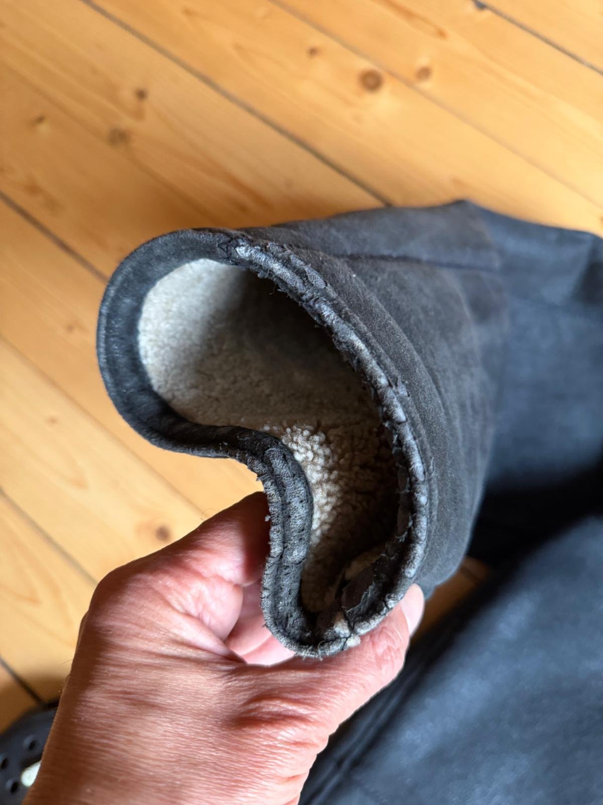Lammfell (Echt) Leder Jacke XL (56) – Bild 6