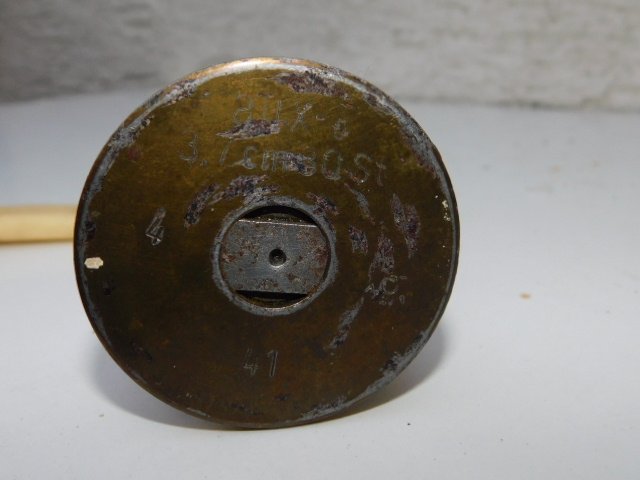 3,7 cm Flak Patrone delaboriert schöner Zustand – Bild 6