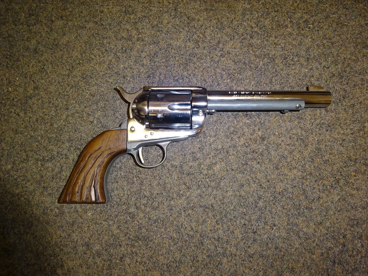 Single Action SAA-Westernrevolver SAUER&SOHN "Western Six Shooter".357Mag. verchromt. EU wide – Bild 1