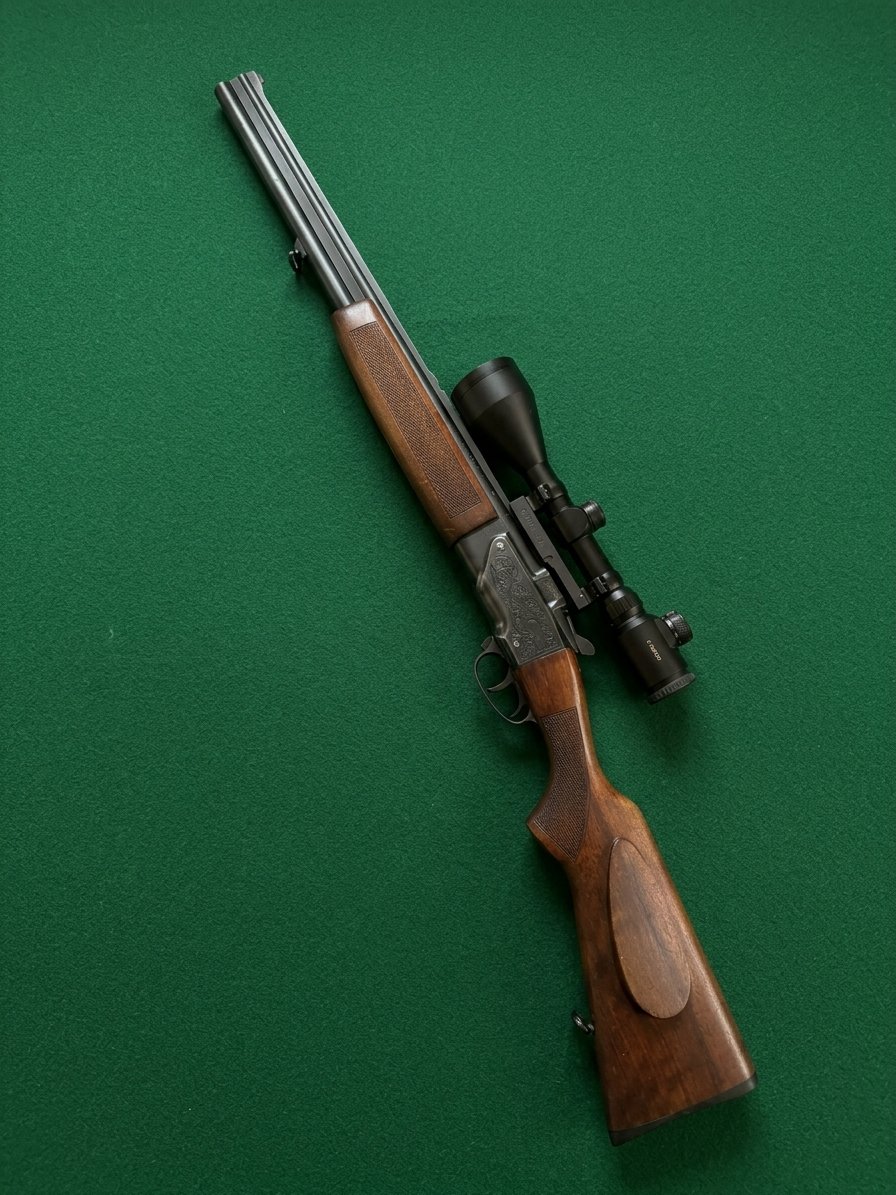 Bockbüchsflinte BBF CZ Uhersky Brod Mod. ZH Kal.: 7x57R; 12/70 incl. Zielfernrohr und Montage – Bild 2