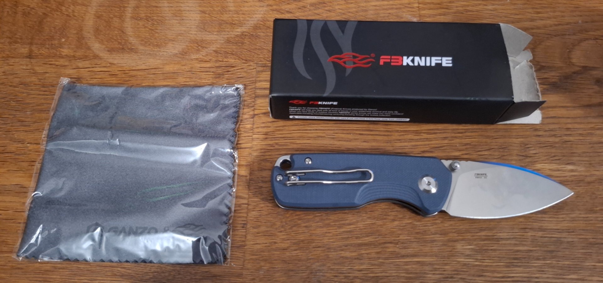 Ganzo Firebird FH925 Taschenmesser – D2 Stahl – Blau G10 – Neu & OVP (Ab 18) – Bild 2