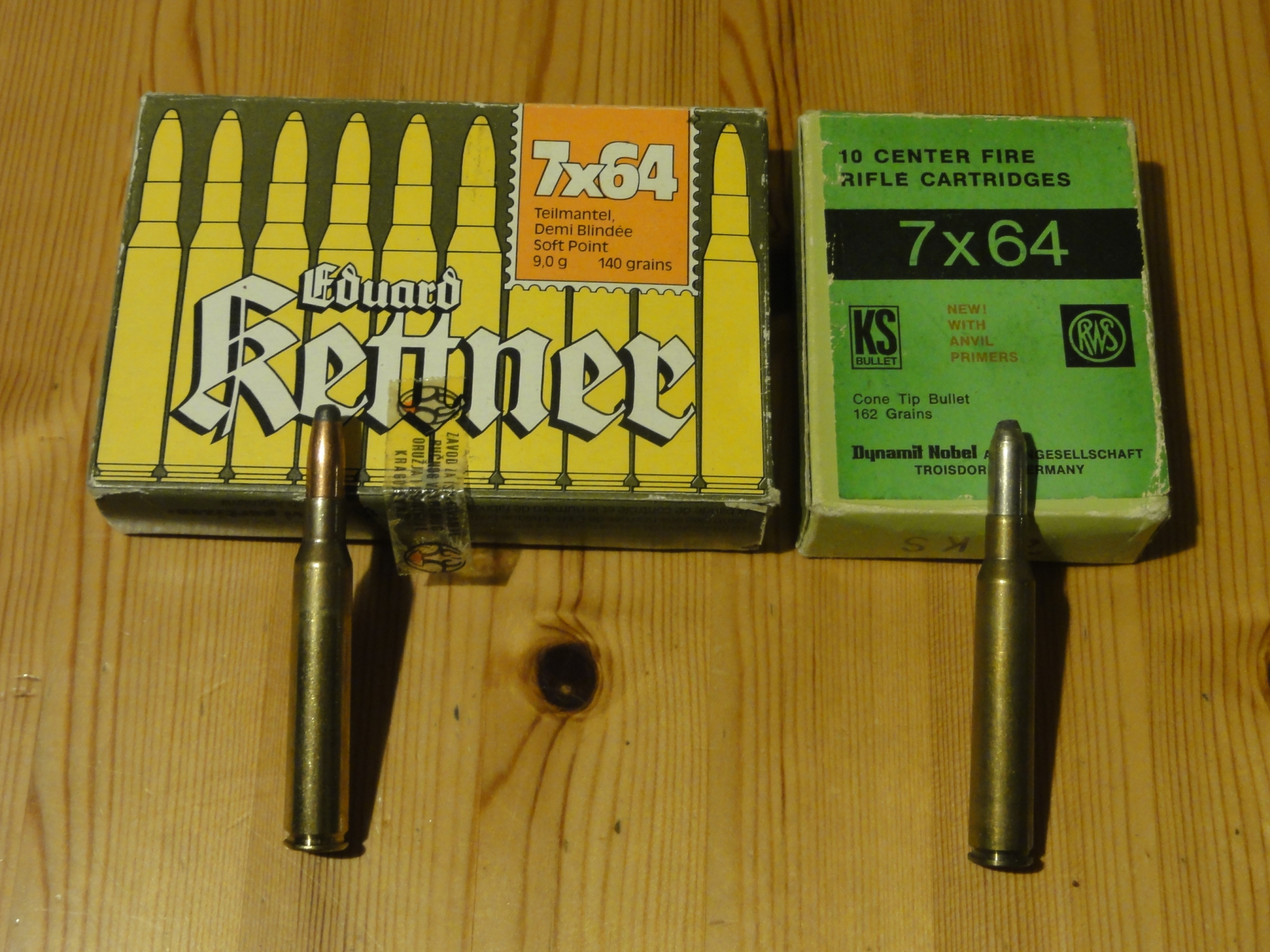 30 Stck. Munition 7x64 Teilmantel von Kettner und RWS – Bild 1