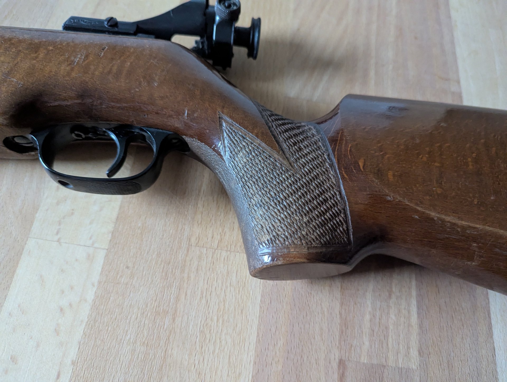 Walther Modell 55 Luftgewehr – Dachbodenfund von 1963 (Seriennummer 209599) – Bild 3