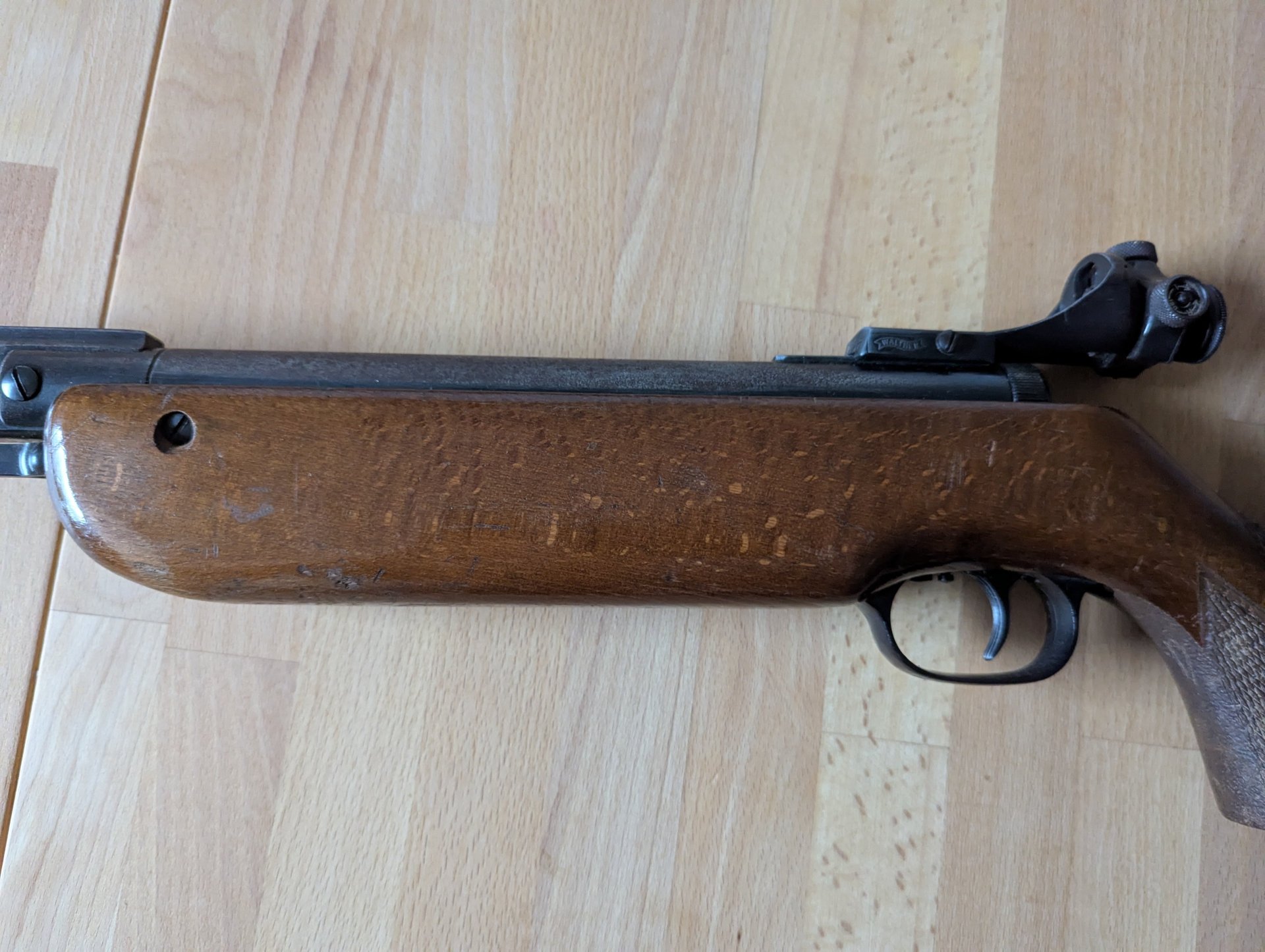 Walther Modell 55 Luftgewehr – Dachbodenfund von 1963 (Seriennummer 209599) – Bild 5