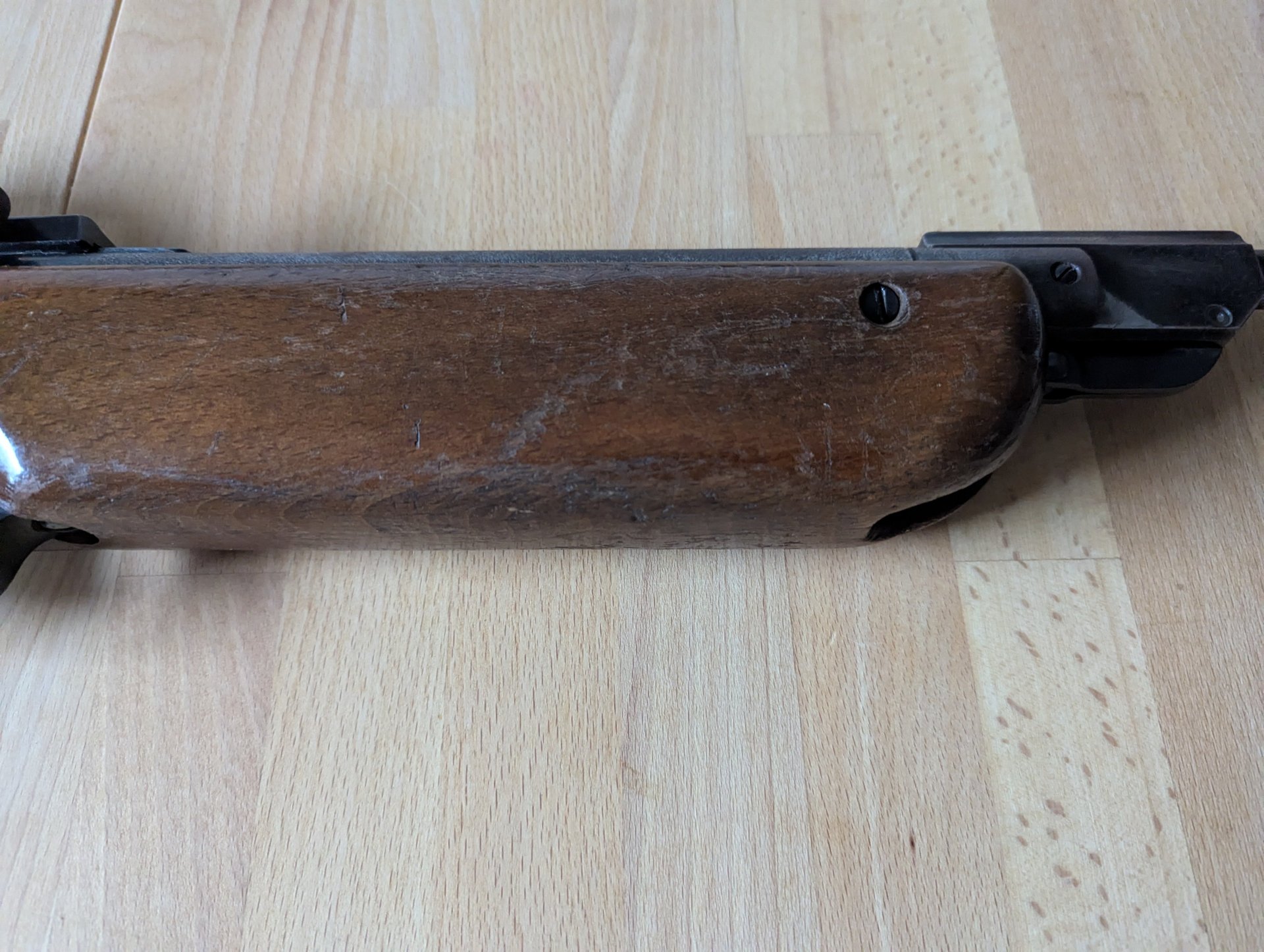 Walther Modell 55 Luftgewehr – Dachbodenfund von 1963 (Seriennummer 209599) – Bild 2