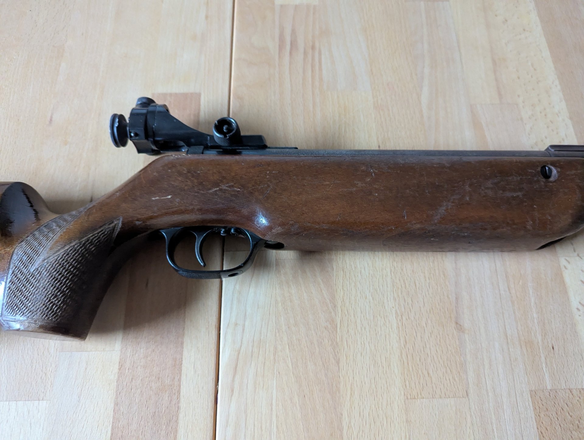 Walther Modell 55 Luftgewehr – Dachbodenfund von 1963 (Seriennummer 209599) – Bild 13
