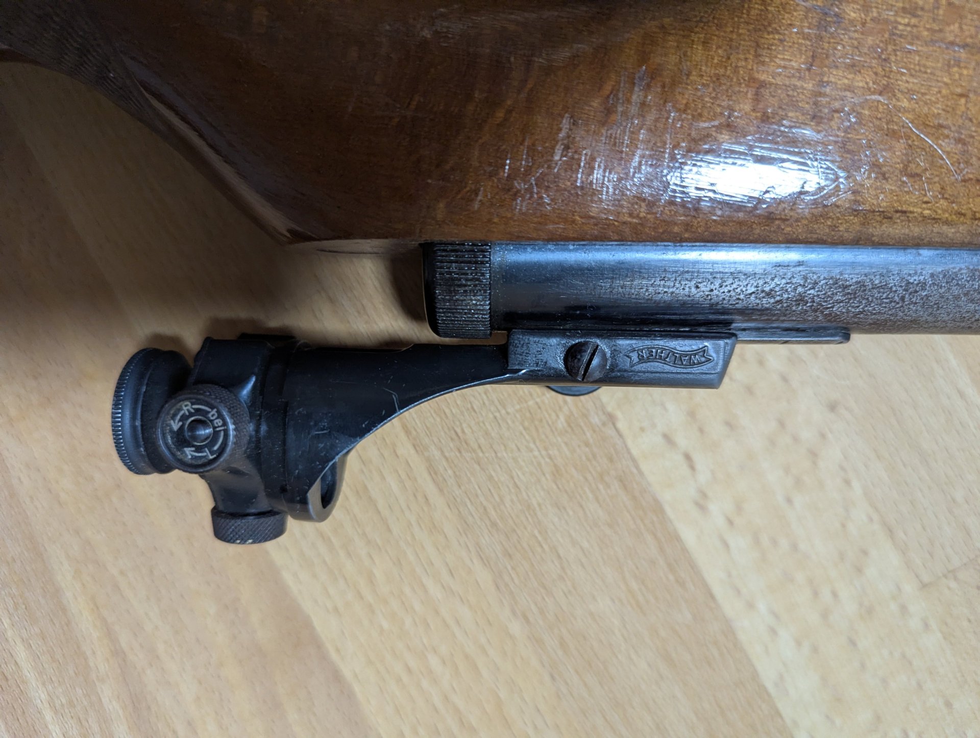 Walther Modell 55 Luftgewehr – Dachbodenfund von 1963 (Seriennummer 209599) – Bild 14