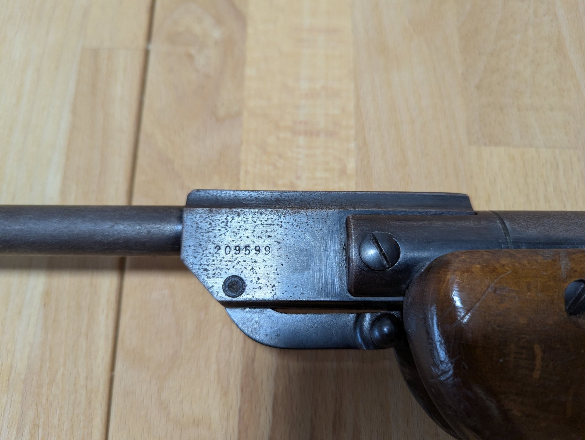 Walther Modell 55 Luftgewehr – Dachbodenfund von 1963 (Seriennummer 209599) – Bild 7