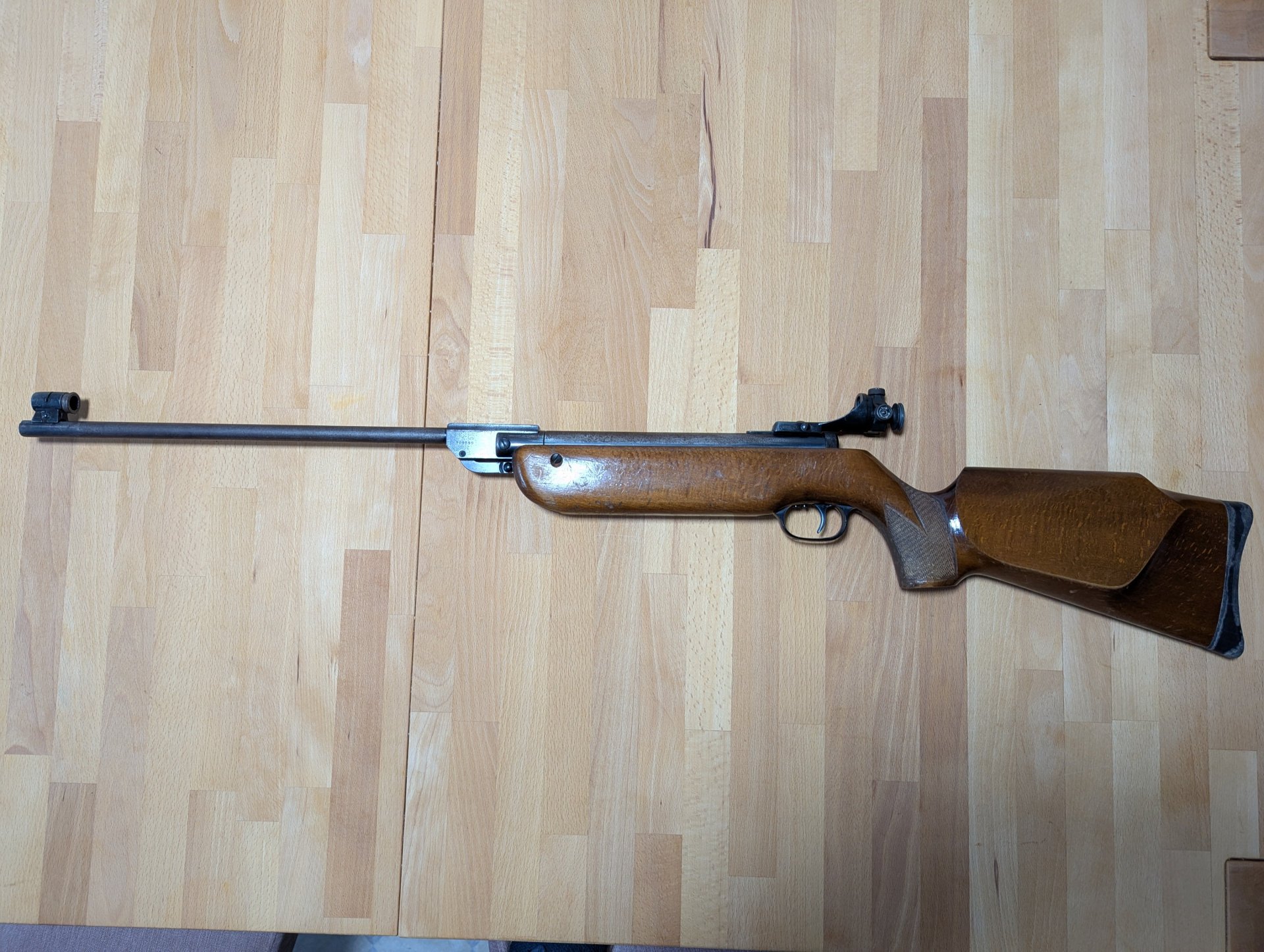 Walther Modell 55 Luftgewehr – Dachbodenfund von 1963 (Seriennummer 209599) – Bild 1