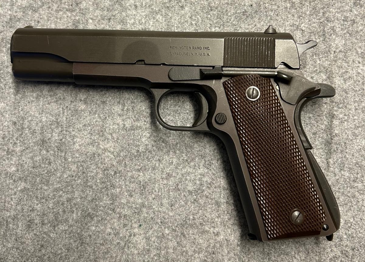 Pistole Colt 1911 Remington Rand Syracuse NY USA Kaliber 45ACP – Bild 1