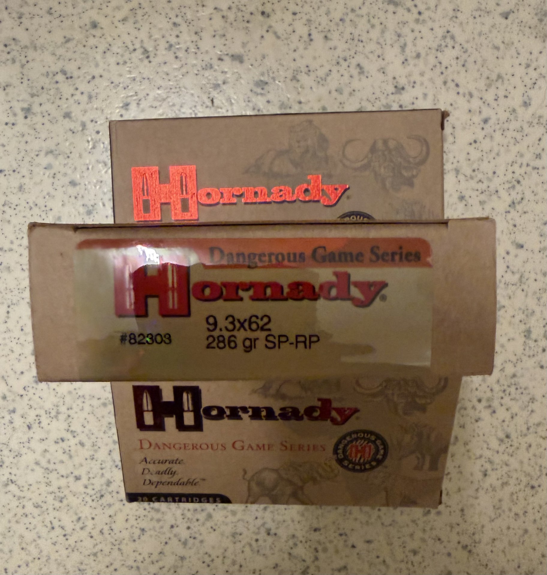3 Schachteln Hornady 9,3x62 SP-RP 18,5g/286grs. UVP pro Schachtel 139€ – Bild 1