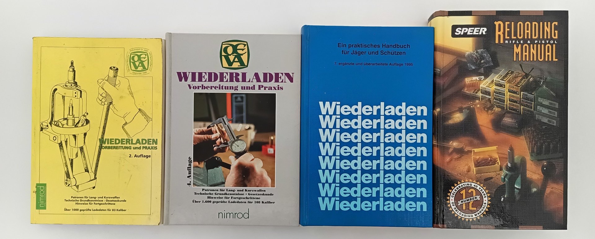 Wiederladen – Dynamit Nobel - Handbuch für Jäger und Schützen, nimrod, SPEER *XXL-Konvolut* – Bild 1