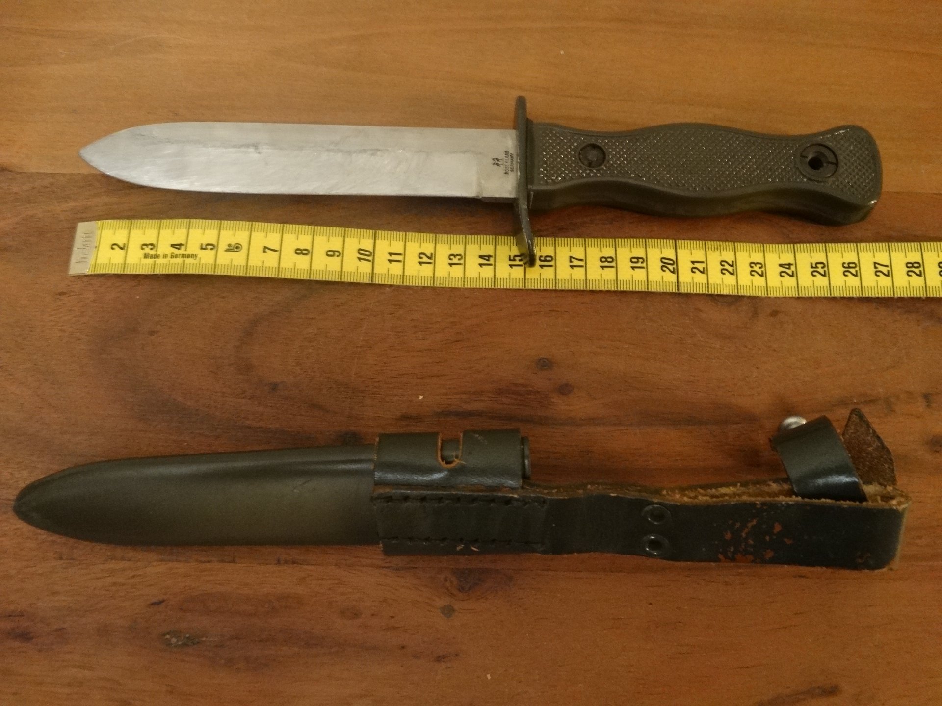 *** BW BUNDESWEHR *** KAMPFMESSER / FELDMESSER M 1968 *** ROBERT KLAAS *** – Bild 2