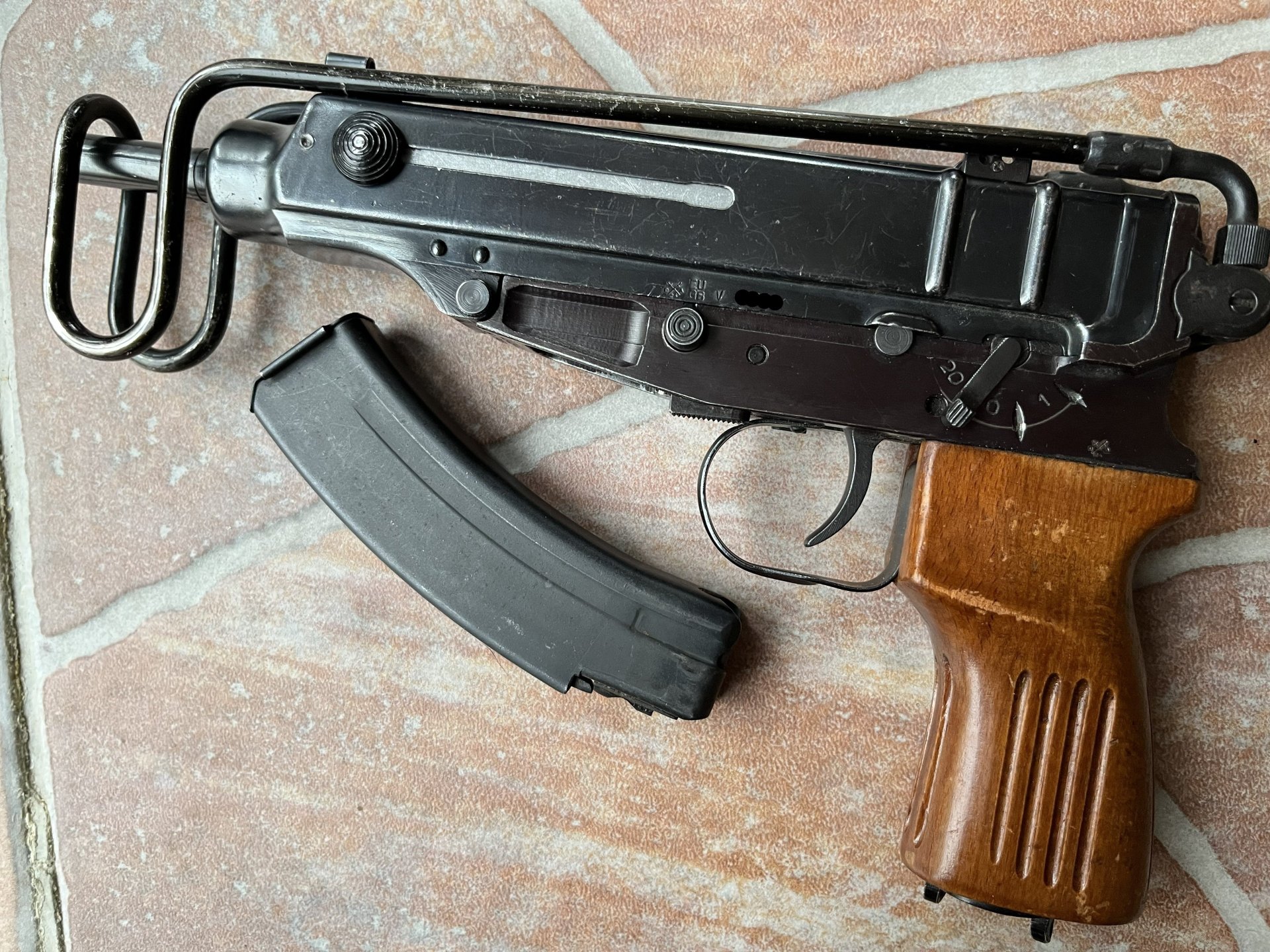 EU-Deko VZ61 Skorpion Samopal SA61 EU Neutralise kein Deko AKM M16 PM63 Rak Mac11 UZI MP40 Stechkin – Bild 7