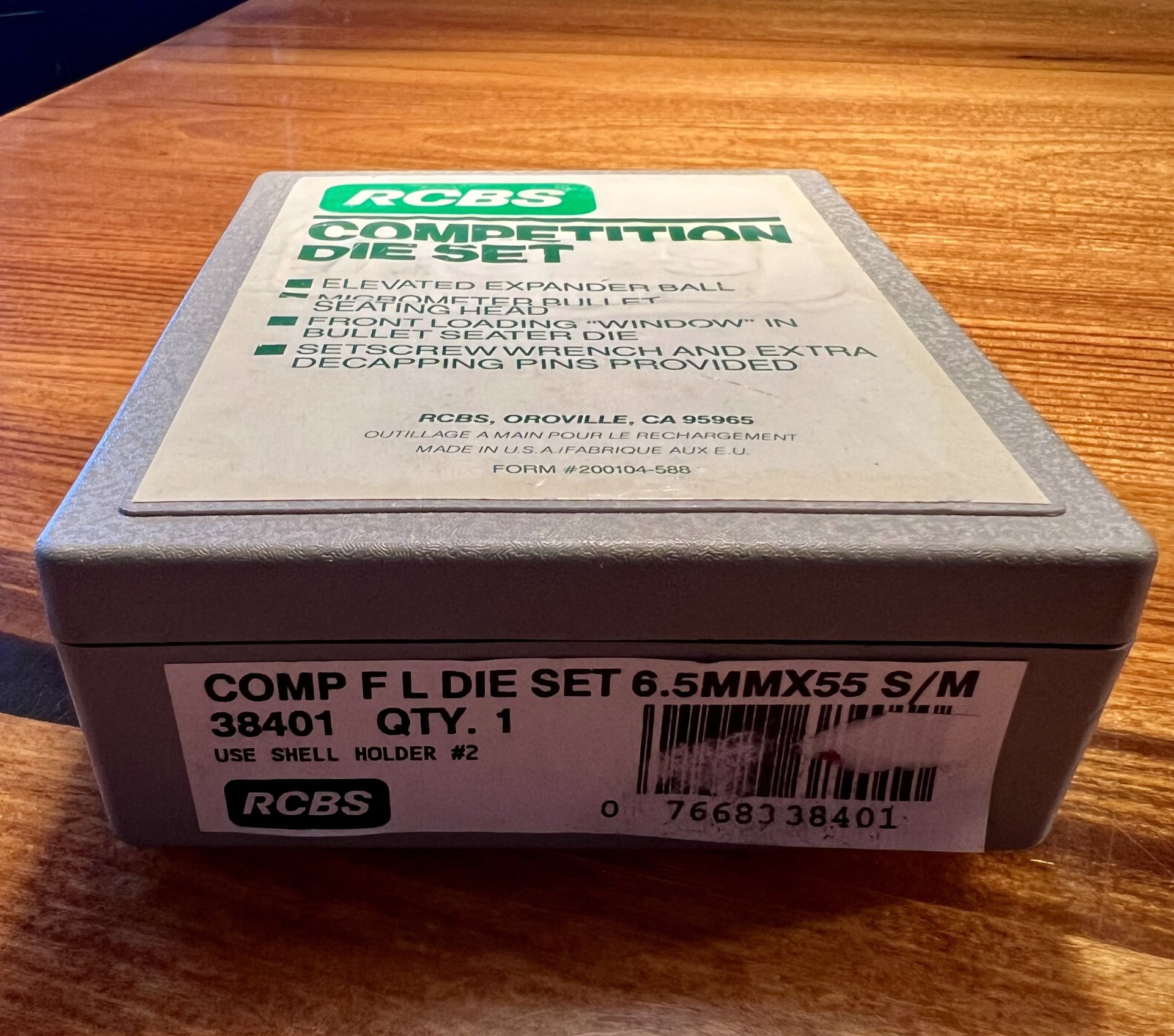 RCBS Competition Matrizensatz 6,5×55 – Art. 38401 – Bild 1