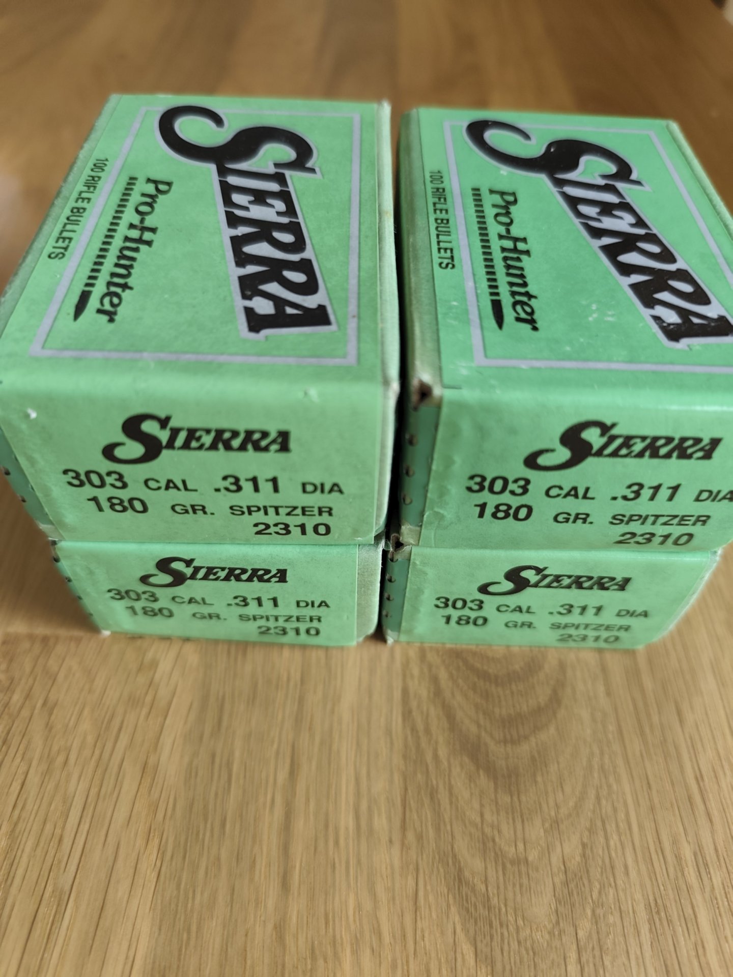 400 Sierra Spitzer Geschosse für 303 Brit und ähnliche, Diam. .311, 180grs – Bild 1