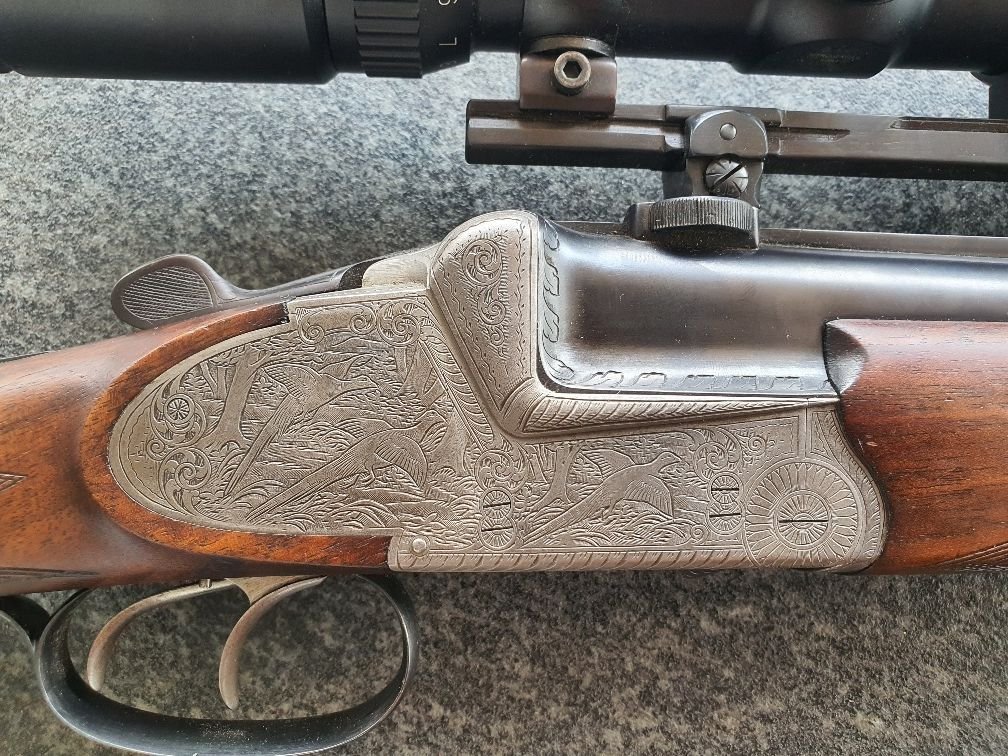 Bockbüchsflinte Franz Sodia Ferlach 12/70 und 6,5x57R – Bild 4