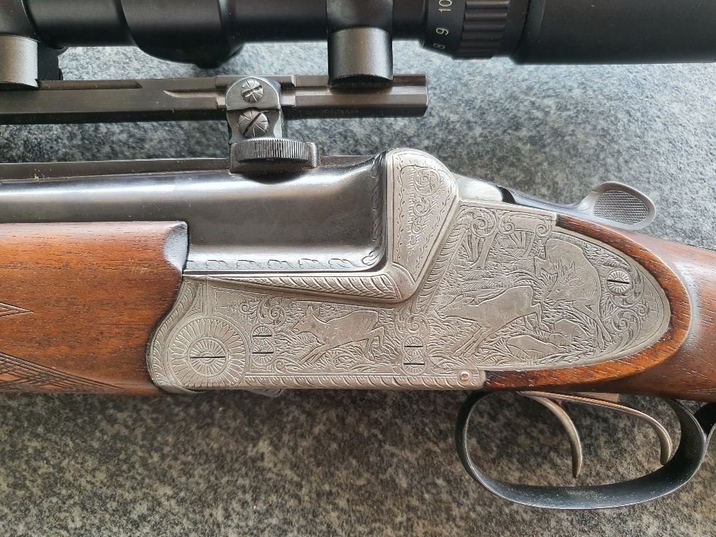 Bockbüchsflinte Franz Sodia Ferlach 12/70 und 6,5x57R – Bild 3
