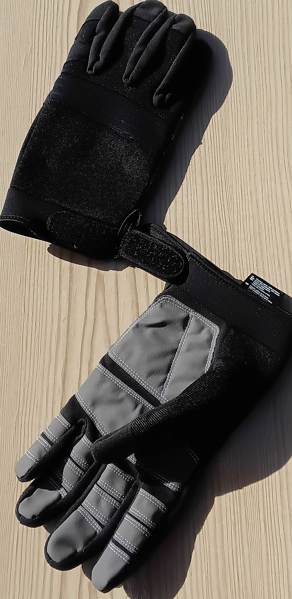 Jagd Handschuhe gefüttert schwarz / grau – Bild 1