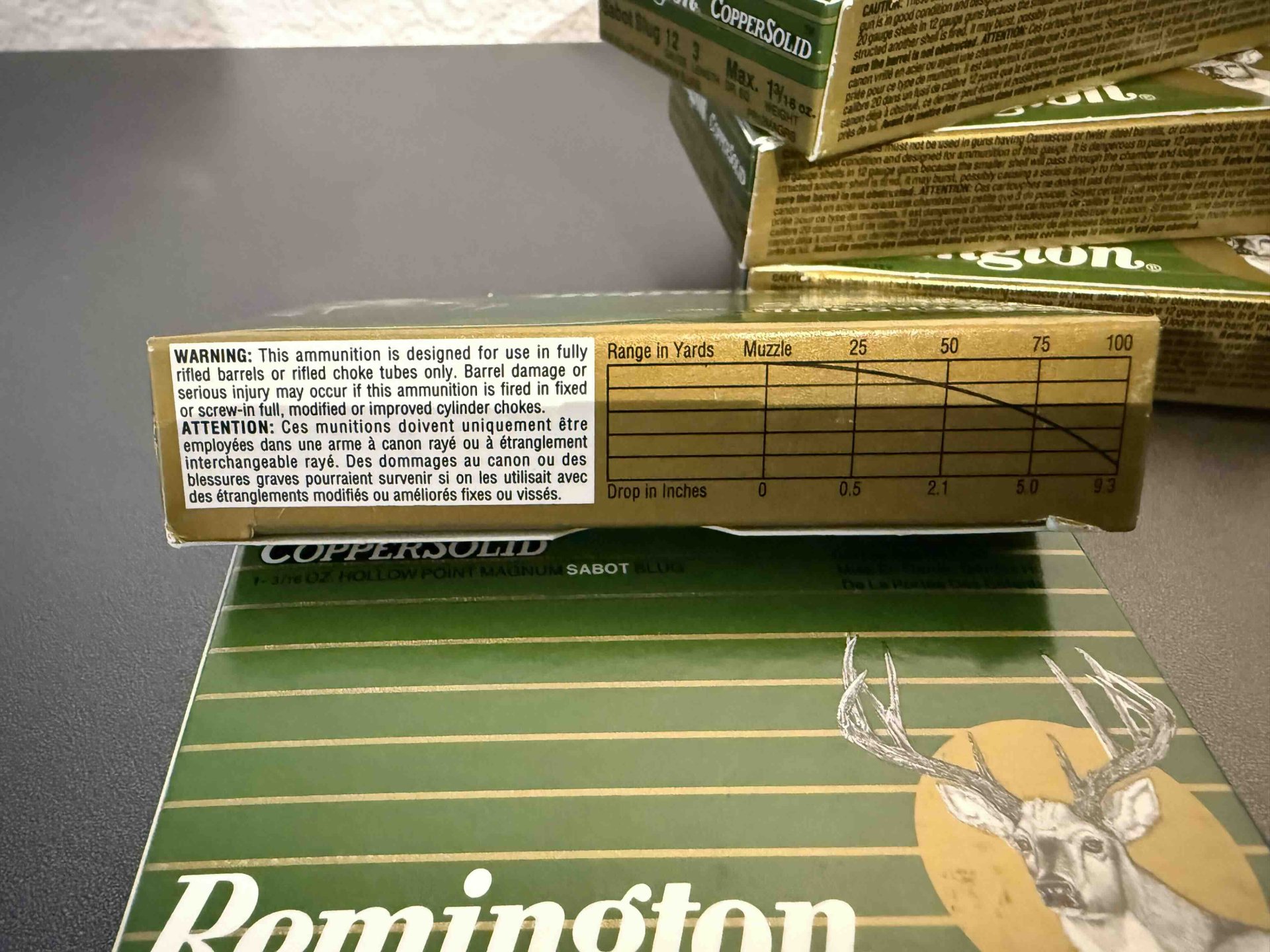 Remington Premier Copper Solid Sabot Slugs Kal. 12 – Bild 3