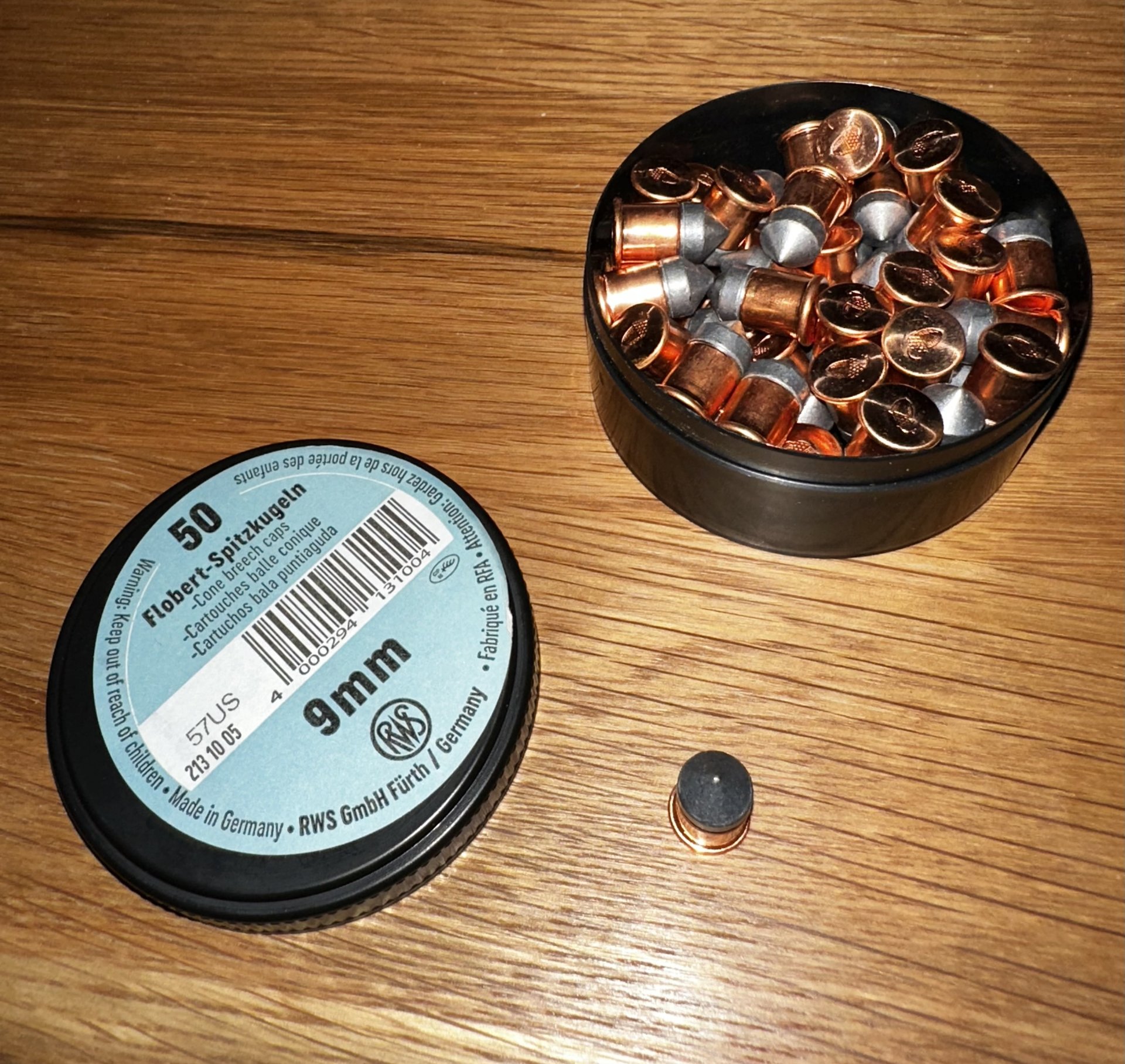 9mm Flobert-Spitzkugeln – Bild 1