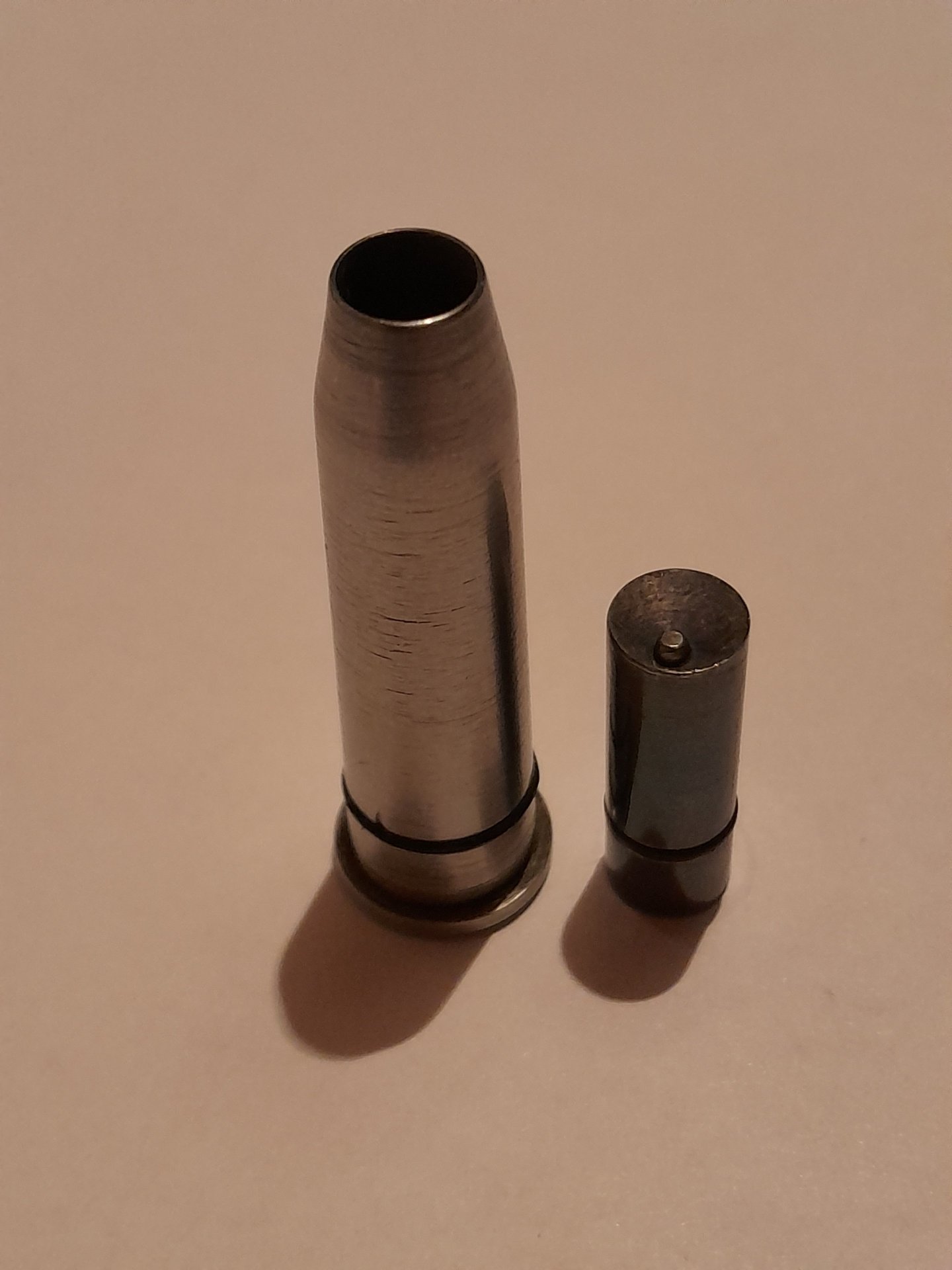 Reduzierhülse 5,6x52 auf 22 LR, Fangschussgeber, Fallenjagd – Bild 2