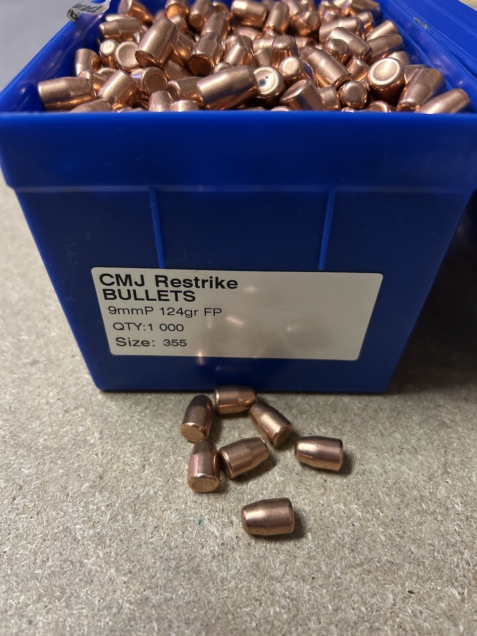 Frontier Geschosse 9mm - 124gr - FP - 1000 Stück – Bild 1